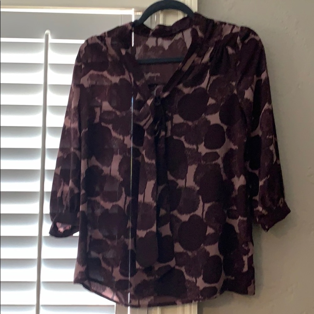 Dark and light purple top